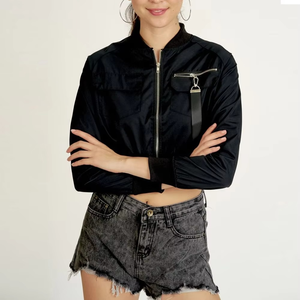 เสื้อโค้ทขนเป็ดบอมเบอร์สำหรับผู้หญิงมีฮู้ดคอปกกันน้ำลำลองระบายอากาศได้ดีแจ็คเก็ตฤดูหนาว - Product Image 1