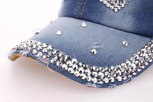 Personalizado Nuevo Diseño Rhinestones logo 5 Panel Transpirable Malla Sombrero Deportes al aire libre Premium Béisbol En blanco Gorra de camionero - Product Image 6