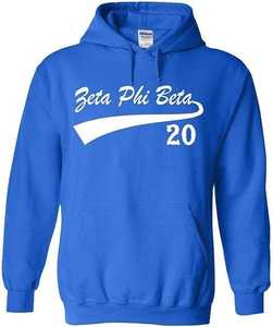 Sudadera con Capucha de la Universidad Zeta Phi Beta Sorority Inc, Básica/Mezcla de Algodón - Product Image 2