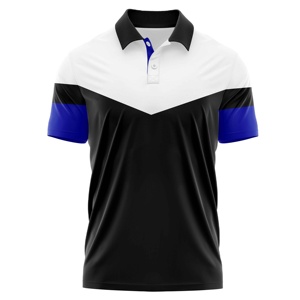 Camisa Casual para Hombre, Manga Corta, Tela de Jersey de Algodón, Secado Rápido, Diseño Sólido, Corte Entallado, Ecológica, Polo para Hombre - Product Image 4