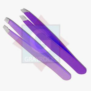 High Quality Custom Precision Stainless Steel Eyebrow Tweezers Beauty <b>Makeup</b> Tools - Product Image 2