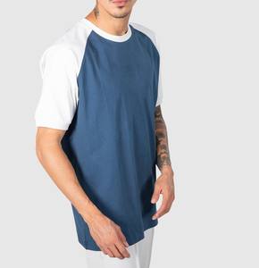 Manufacturers 300g Pure 100%cotton High Quality <b>Blank</b> Colour Raglan Sleeves Tshirt Heavy <b>Weight</b> T-shirt for men loose fit - Product Image 2