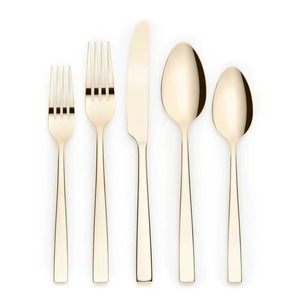 Ensemble de couverts en acier inoxydable pour les fêtes - Élégant, écologique, durable avec une finition polie miroir - Product Image 4