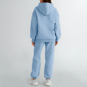 Nouveauté Vêtements de Jogging Design Survêtement de Rue pour Femmes Survêtement Extérieur en Coton Baggy 2 Pièces pour Femmes - Product Image 3