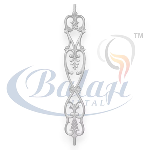 Barandilla Moderna de Hierro Fundido sin Marco, Balaustrada de Metal Gris Altamente Pulido, Superficie Super Shot Blast con Protección UV Contra la Oxidación - Product Image 1