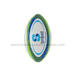 2024 ลูกรักบี้มินิล่าสุดออกแบบอย่างเต็มที่โลโก้การเก็บรักษาอากาศสูงสําหรับเด็กฝึกอบรมการใช้ส่งเสริมการขายผู้ผลิตอินเดีย - Product Image 2