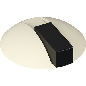 Butée de porte 625B 99 85 mm de hauteur 22,5 mm en plastique blanc mat avec fixation par cheville HEWI - Product Image 1