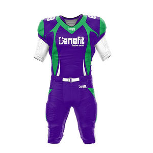 Uniforme de football américain sur mesure de meilleure qualité Maillot de football américain en gros Tops de football américain personnalisés - Product Image 5