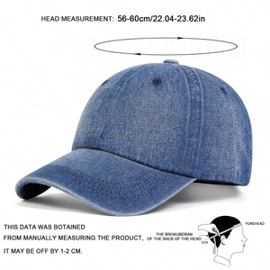 Casquette de baseball unisexe en nylon imperméable, personnalisable avec broderie et impression, style vintage délavé, ajustable, pour activités décontractées et de plein air - Product Image 6
