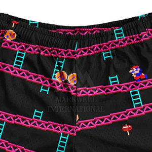 Pantalones Cortos Deportivos de Malla para Hombre, de Poliéster, Ajuste Holgado, para Verano - Product Image 5