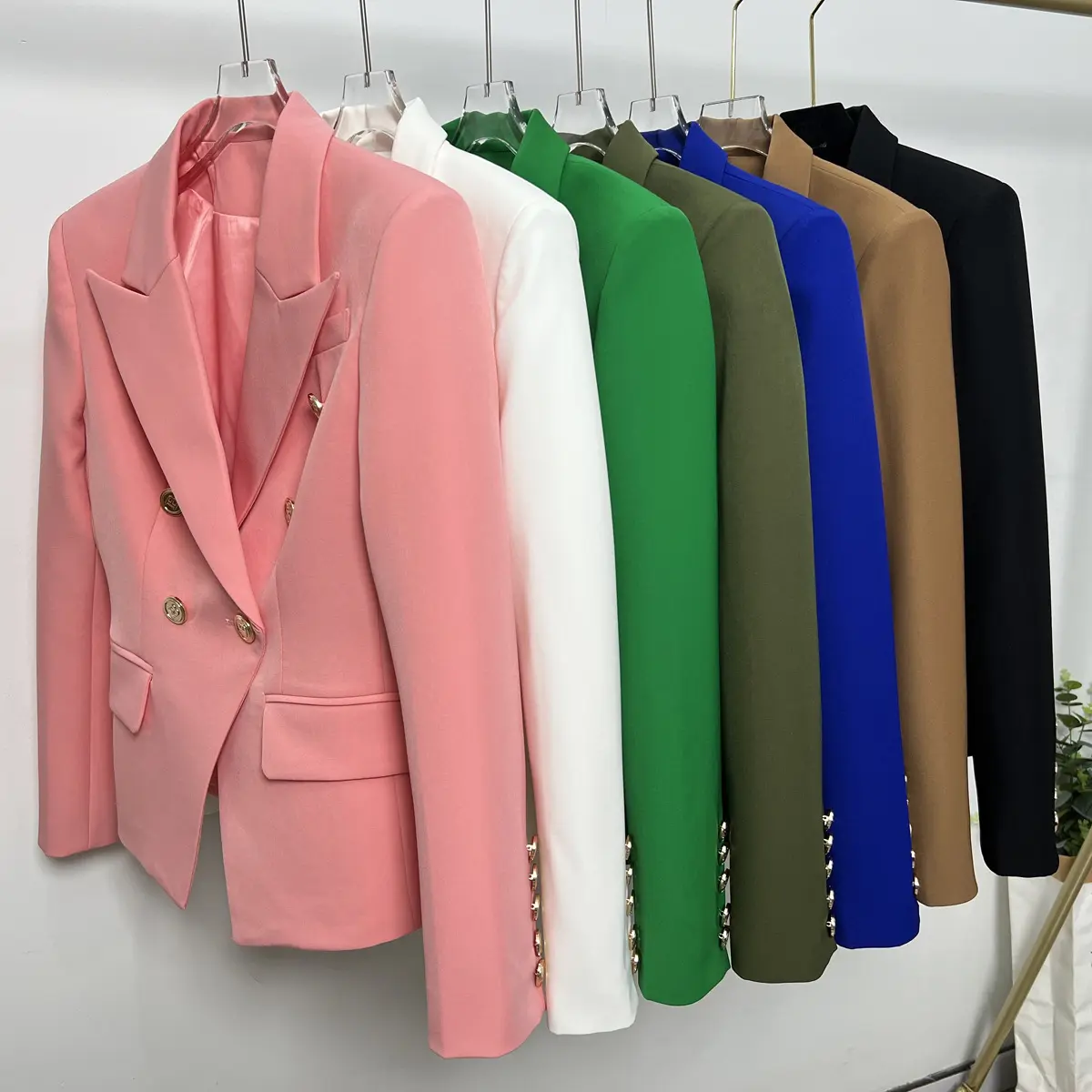 Plus Size Formal Blazers10 Colors Ready To Ship Women Clothing Vendors Manufacturers Clothes Fashion Business Blazers For Women