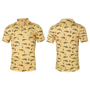 OEM de alta calidad transpirable de secado rápido de los hombres para camisas de fábrica último diseño de manga corta tejido de punto de talla grande - Product Image 1