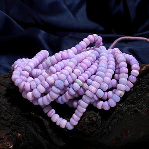 Perles de pierres précieuses d'opale de lavande de vente chaude 7mm- 10mm perles de lavande pour la fabrication de bijoux artisanat collier et bracelet d'opale de couleur pastel - Product Image 5