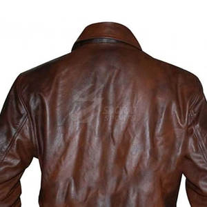 Chaqueta Bomber de Cuero Vacuno para Hombre, Transpirable e Impermeable, de Marca Privada, para Uso en Exteriores, Cómoda para el Invierno, con Logotipo Frontal, al Mejor Precio - Product Image 6