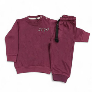 Ropa para niños, sudadera con logotipo personalizado, conjunto de Jogger, sudadera de algodón de rizo de gran tamaño para niños, chándal Jogger - Product Image 3
