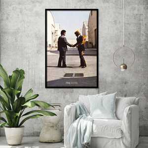 Affiche de couverture d'album Pink Floyd, style moderne, « Wish You Were Here », en toile, pour utilisation murale - Product Image 3