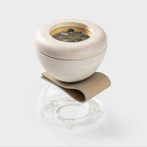 Premium Leather-<b>Wrapped</b> <b>Wooden</b> Bakhoor Burner Unique Stylish Arabic Incense Holder for Religious Perfume Rituals Durable Durable - Product Image 2