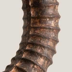 รูปปั้นเขาแกะแบบเกลียวแบบชนบททำจากอลูมิเนียมหล่อด้วยทองสัมฤทธิ์สไตล์วินเทจฐานหินอ่อนของตกแต่งบ้านและสำนักงานที่หรูหรา - Product Image 3