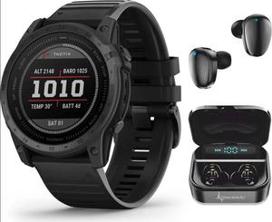 Pack tactique GPS de qualité (Tactix 7 Standard, écouteurs noirs) avec autonomie extrême, boussole et son audio - Product Image 3