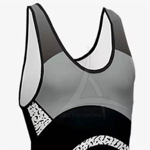 <b>Men</b> Heavyweight Polyester Eco-Friendly Breathable Quick Dry Wrestling <b>Singlets</b> Wholesale One Piece Tops Customize Uniform - Product Image 3