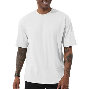 เสื้อยืดสำหรับผู้ชายเสื้อยืดแนวสตรีทเสื้อ250แบบลำลองสำหรับผู้ชายน้ำหนักมากพิมพ์โลโก้ได้ตามต้องการ - Product Image 1