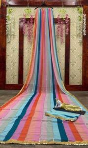 La mayoría de los vendedores Heavy Georgette Saree Tradicional Fancy Digital Print Designer Party Wear Saree Último exclusivo Saree Impreso Sari - Product Image 4