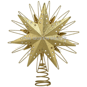 Adorno de árbol de copo de nieve hecho a mano, elegante Metal plateado, perfecto para Navidad creativa y sublimación en blanco para el hogar - Product Image 4