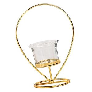 Soporte de luz de té antiguo de alta calidad diseño de forma redonda con metal - Product Image 2