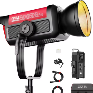 Lampe vidéo LED Pr-o SD650B 650W avec monture Bowens, kit d'éclairage photo 81300 Lux/m45 - Product Image 2