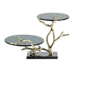 Support élégant pour gâteau aux fruits de forme arrondie, décoration de fête de Noël, vaisselle décorative, support pour gâteau aux fruits - Product Image 6