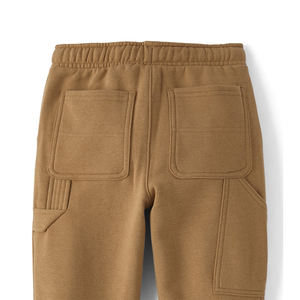 Pantalons de jogging pour enfants en coton biologique, écologiques, confortables, élégants, avec poche, taille élastique, décontractés, respirants, légers - Product Image 5