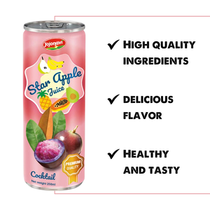 JOJONAVI Star zumo de manzana con cóctel zumo de fruta 250ml puede mostrar gratis Etiqueta Privada Fabricante Mayorista proveedor OEM ODM - Product Image 2