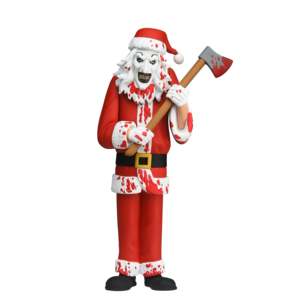 Terrifier 3 Toony Terrors Art the Clown Figura de Santa Claus en Traje de Navidad, Decoración de Halloween - Product Image 4