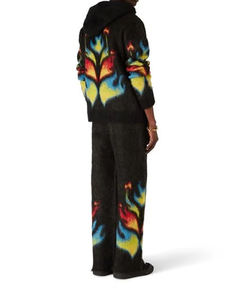 Sudadera con Capucha de Mohair a Precio de Mayoreo, Logotipo Bordado con Estampado Personalizado, Fabricación de Suéteres de Mohair, Suéteres de Hombre de Manga Larga de Mohair - Product Image 4