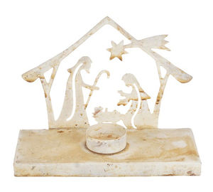 (Corte de grabado) Decoración del hogar al aire libre e Interior Portavelas hecho a mano Galvani Zed para Interior Holiday Home Christmas Decor - Product Image 5