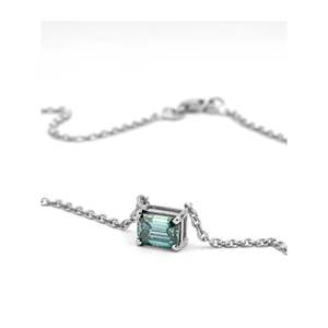 Pendentif Solitaire Alexandrite Moissanite Classique - Product Image 2