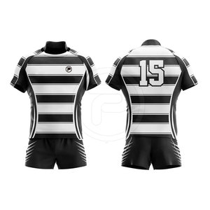 Uniforme deportivo transpirable de calidad superior para adultos, ropa de fútbol de rugby de poliéster 100%, conjuntos elegantes - Product Image 4