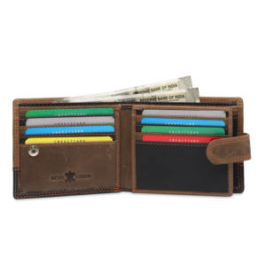 <b>RFID</b> Blocking Top Grain Cowhide Multi <b>Cards</b> Slots Men Leather <b>Cards</b> Holder <b>Wallet</b> for Him for Gifting Use from India - Product Image 6