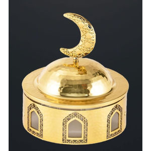 Gold Casserole <b>Dish</b> Table Top Food Server Ware Buffet Warmer Chaffing <b>Dish</b> Islamic Home Decor Ramadan Food <b>Serving</b> Hot Pot - Product Image 4