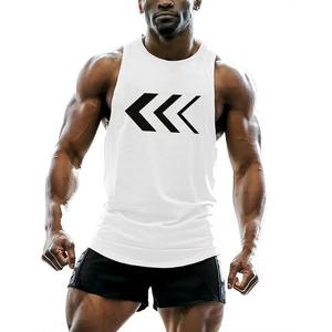 Haute qualité 3D imprimé débardeur 100% coton nouveau respirant hommes débardeur Premium à séchage rapide été Gym maillots - Product Image 6