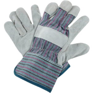 Guantes de trabajo de cuero dividido de piel de vaca de alto rendimiento, guantes de protección personal canadienses para trabajadores de seguridad en la construcción - Product Image 5