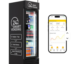 Máquina Expendedora CHART TOPPING Original con Accesorios Completos, Máquina Expendedora Refrigerada Inteligente con Lector de Tarjetas Táctil - Product Image 3