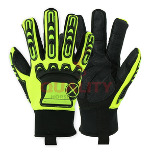 ถุงมือทำงานที่ทนทานพร้อมดีไซน์ฝ่ามือพื้นผิวช่วยเพิ่มการยึดเกาะและปกป้องมือระหว่างยกของและโปรเจกต์กลางแจ้ง - Product Image 1