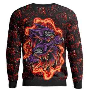 สเวตเชิ้ตผ้าคอตตอนพิมพ์ลายสำหรับผู้ชายเสื้อมีฮู้ดลำลองมีฮู้ดระบายอากาศได้ดีมีสไตล์100% - Product Image 2