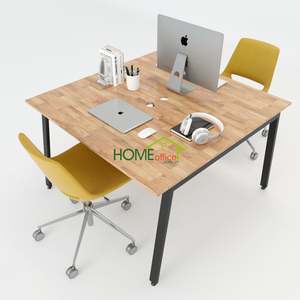 Bureau en cluster Aton Concept 120x120 HBAT012 - Style de design minimaliste, assemblage requis - Product Image 1