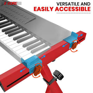 5 Core Keyboard <b>Stand</b> Z Shape Adjustable Foldable Heavy Duty Key Board Piano <b>DJ</b> Controller <b>Stands</b> - Product Image 4