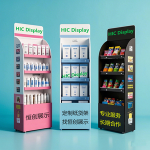 Tùy chỉnh thân thiện với môi có thể tái chế có thể gập lại di động có thể tháo rời đa tầng hiển thị các tông đứng cho pet đồ chơi sang trọng búp bê bán lẻ - Product Image 4