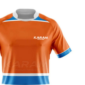 Diseña Tu Propio Logotipo, Uniforme de Rugby de Manga Corta, Uniforme de Rugby Cómodo y Ecológico para Unisex, Gran Venta - Product Image 3