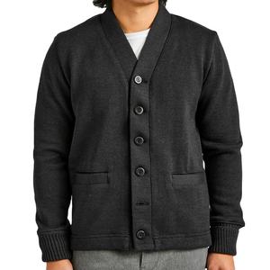 Add Custom Embroidery V-Neck Cardigan Acrylic <b>Knitted</b> Fabric Casual University College Sweater Embroidered Front Button - Product Image 1