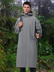 Chaqueta Impermeable Unisex, Cortavientos, Transpirable, Ecológica, Ligera, Plegable, para Correr, Senderismo, Ciclismo, Golf - Product Image 2